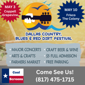Dallas Country Blues and Red Dirt Festival 2025 - Cool Screens Of Texas
